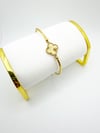 Leaf Sporty Gold Bracelet