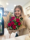 For You 7li kırmızı gül buketi 