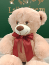 Kurdelalı Oturan Peluş Ayı
