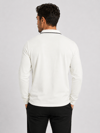 Ekru Erkek Yarım Fermuarlı Polo Yaka Şardonlu Oysho Sweatshirt
