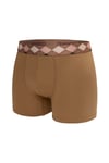 Erkek 6'lı Lüx Kutulu Pamuklu, Likralı ve Dijital Lastikli Boxer - G09002 - Çağla Yeşili - Mint - Kırmızı - Sarı - Kahverengi - Taş