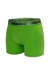 Erkek 6'lı Lüx Kutulu Pamuklu, Likralı ve Dijital Lastikli Boxer - G09002 - Çağla Yeşili - Mint - Kırmızı - Sarı - Kahverengi - Taş