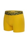 Erkek 6'lı Lüx Kutulu Pamuklu, Likralı ve Dijital Lastikli Boxer - G09002 - Çağla Yeşili - Mint - Kırmızı - Sarı - Kahverengi - Taş
