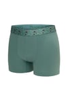 Erkek 6'lı Lüx Kutulu Pamuklu, Likralı ve Dijital Lastikli Boxer - G09002 - Çağla Yeşili - Mint - Kırmızı - Sarı - Kahverengi - Taş