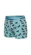 Erkek 6'lı Lüx Kutulu Pamuklu, Likralı ve Dijital Lastikli Boxer - G09002 - Çağla Yeşili - Mint - Kırmızı - Sarı - Siyah - Hardal