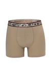 Erkek 6'lı Lüx Kutulu Pamuklu, Likralı ve Dijital Lastikli Boxer - G09002 - Çağla Yeşili - Mint - Fıstık Yeşili - Sarı - Kahverengi - Taş