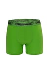 Erkek 6'lı Lüx Kutulu Pamuklu, Likralı ve Dijital Lastikli Boxer - G09002 - Çağla Yeşili - Mint - Fıstık Yeşili - Sarı - Kahverengi - Taş