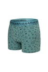 Erkek 6'lı Lüx Kutulu Pamuklu, Likralı ve Dijital Lastikli Boxer - G09002 - Çağla Yeşili - Mint - Kırmızı - Sarı - Siyah - Hardal