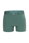 Erkek 6'lı Lüx Kutulu Pamuklu, Likralı ve Dijital Lastikli Boxer - G09002 - Çağla Yeşili - Mint - Fıstık Yeşili - Sarı - Kahverengi - Taş