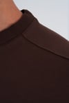 Erkek Yazlık Kahverengi Eşofman Takımı Oversize Tişört Lastikli Bağcıklı Baggy Pantolon