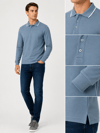 Mavi Erkek Erkek Düğmeli Polo Yaka Oysho Sweatshirt