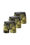 Pamuklu Likralı Baskılı 3'lü Set Erkek Boxer 
