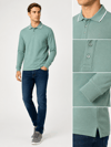 Yeşil Erkek Erkek Düğmeli Polo Yaka Oysho Sweatshirt