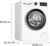 Serie 4 Çamaşır Makinesi 10 kg maks. 1200 dev./dak. WGA252Z0TR