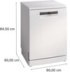 Serie 4 Solo Bulaşık Makinesi 60 cm Beyaz SMS4IKW51T