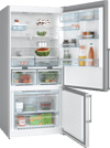 Serie 6 Alttan Donduruculu Buzdolabı 186 x 86 cm Kolay temizlenebilir Inox, Total No Frost KGN86AID2N