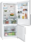 Serie 6 Alttan Donduruculu Buzdolabı 186 x 86 cm Beyaz, Total No Frost KGN86CWE0N
