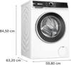 Serie 6 Çamaşır Makinesi 11 kg maks. 1400 dev./dakika   WGK264Z0TR