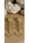 Balık gold pinterest büyük küpe