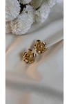 Gold çiçek küpe