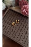 Gold vintage kahverengi plaka pinterest küpe