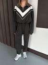 Kadın Modal Ultra Soft Sweet Jogger Örme Pantolon Takım Antrasit