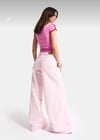 ITS BASIC PEMBE PALAZZO PANTOLON