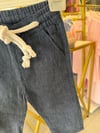 LACİVERT ÇİZGİLİ PANTOLON