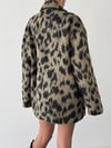 Leopar Kemer Detay Mini Etek Ve Ceket