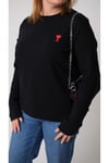 Marka Model Siyah Basic Uzun Kol Tshirt