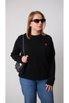 Marka Model Siyah Basic Uzun Kol Tshirt