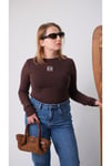 Marka Model Yumoş Kahve Bluz