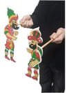 Anadolu Hacivat ve Karagöz Kukla - Geleneksel Gölge Oyunu Seti