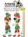 Anadolu Hacivat ve Karagöz Kukla - Geleneksel Gölge Oyunu Seti