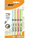 Bic Marking Highlighter Grip Kalem  Fosforlu Kalem Pastel Renkler 6'lı Blister