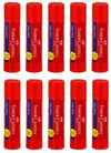 Faber-Castell Yapıştırıcı Stick 10 g İkili Paket Kırmızı Renkli Kullanıma Uygun