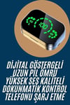2025 Model Bluetooth Kulaklık Telefon Şarj Edebilen Çağrı Cevaplama Dijital Göstergeli