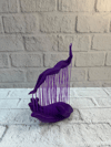 3D El Formlu İnsan Figürü Mor Özgün Sanat Biblosu 12x18 cm