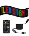 60 cm LED Matrix Panel 16x96 Piksel Bluetooth Kontrollü RGB Kayan Yazı Ekranı