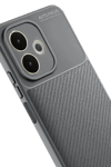 A5 Pro 4G Kılıf Auto Focus Karbon Kapak - Gri