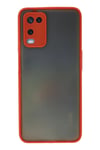 A54 4G Kılıf Montreal Silikon Kapak - Kırmızı