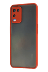 A54 4G Kılıf Montreal Silikon Kapak - Kırmızı