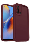A74 4G Kılıf Viera Silikon - Bordo
