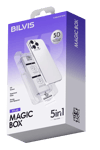Apple iPhone 11 Bilvis 5in1 3D Magic Cam Ekran Koruyucu - Siyah