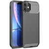 Apple iPhone 11 Kılıf Auto Focus Karbon Kapak - Siyah