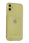 Apple iPhone 11 Kılıf Kart Şeffaf Silikon - Şeffaf