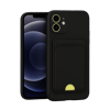 Apple iPhone 11 Kılıf Kelvin Kartvizitli Silikon - Siyah