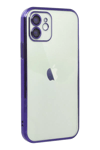 Apple iPhone 11 Kılıf Lensli Silikon - Mor