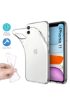 Apple iPhone 11 Kılıf Lüx Şeffaf Silikon