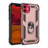 Apple iPhone 11 Kılıf Sofya Yüzüklü Silikon Kapak - Rose